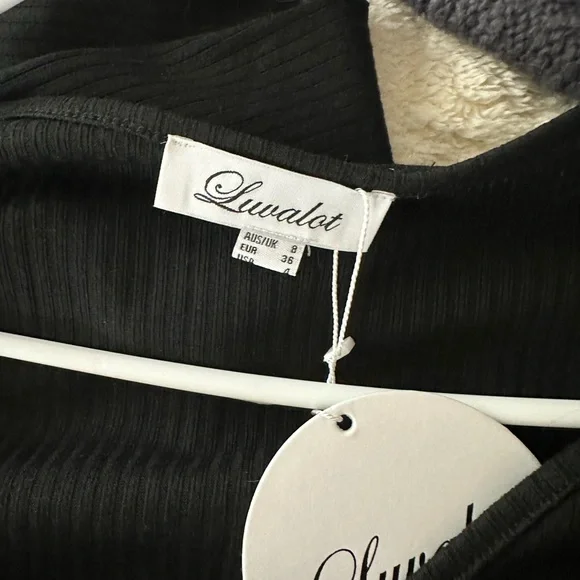 Hello Molly Black Long Sleeve Top - Picture 3 of 3